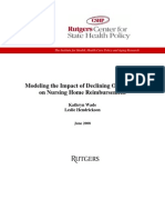 Modeling the Impact of Declining Occupancy on Nursing Home Reimbursement