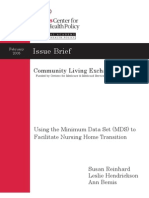 2005 Using the Minimum Data Set and Section Q to Facilitate Nursing Home Transition