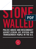 Stonewalled: Police Abuse and Misconduct Against LGBT People In the US
