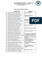 Temas de Investigacion