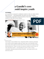 Mahatma Gandhi's Core Values Should Inspire Youth Today: M Venkaiah Naidu