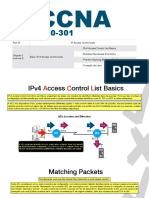 CCNA - M10 - CAP 2 v2 - Parte 1 - IPv4 Access Control List Basics