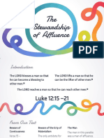The Stewardship of Affluence 