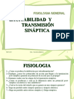 Clase 3 Transmision - Sinaptica - Fisiologia