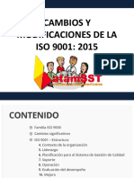 Cambios y Modificaciones de La ISO 9001 2015 - Mejora