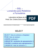 ALGUNS COMANDOS SQL