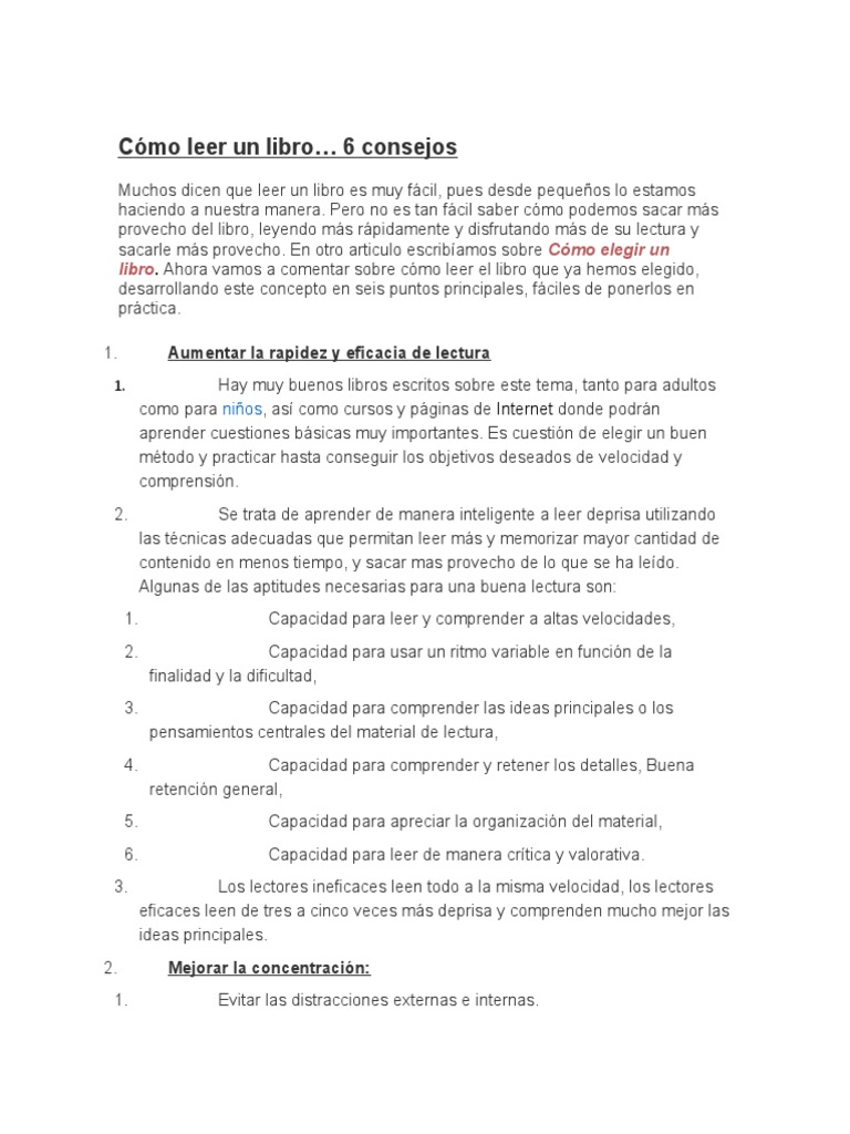 Cómo leer un libro | PDF