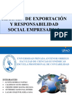 Régimen de Exportación Y Responsabilidad Social Empresarial Régimen de Exportación Y Responsabilidad Social Empresarial