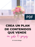 Plan de Contenidos en 6 Pasos