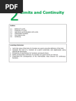 Chapter 2 Limits and Continuity