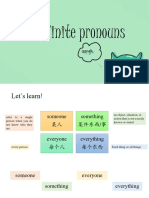 Indefinite Pronouns (Notes)