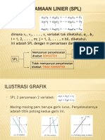 Sistem Persamaan Linier (SPL) : Bentuk Umum