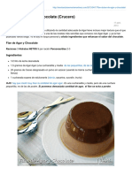 Mi Flan de Agar y ChocolatenbspCrucero