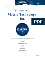 Matrix Technology, Inc.: Business Plan