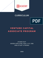 VC Associate Program Curriculum