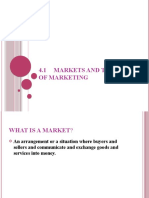 4.1 Role of Marketing