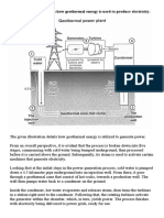 The Diagram Below Shows How Geothermal Energy Is Used To Produce Electricity