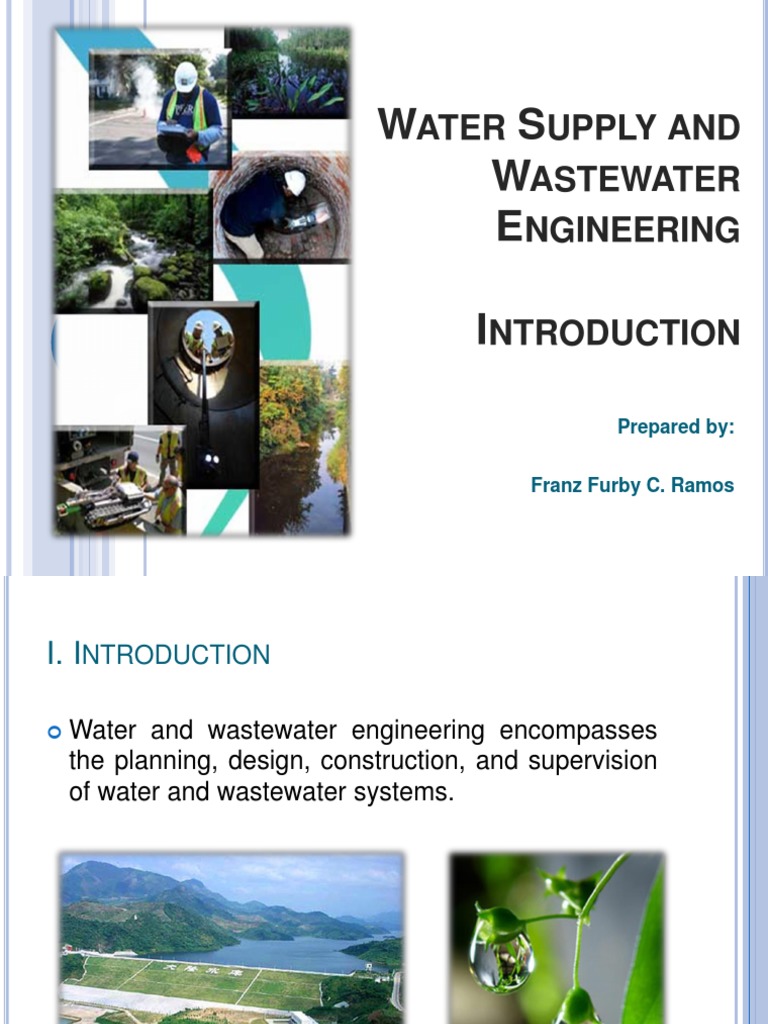 A. Introduction Water and Wastewater Engineering PDF Sewage
