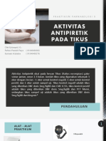 Aktivitas Antipiretik Obat Pada Hewan Tikus