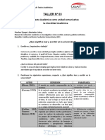 La escritura académica: objetivos, procesos y recomendaciones