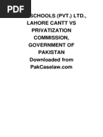 City Schools (PVT.) LTD., Lahore Cantt VS Privatization Commission, Government of Pakistan, 2002 Scmr-Supreme-Court 1150 (2002)
