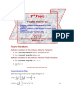 Fourier Transforms