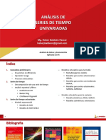 Análisis de Series de Tiempo Univariadas: Mg. Heber Baldeón Paucar