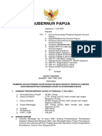 Se Gub Papua Ttg Ppkm Covid 19 - Tgl 7 Juli 2021