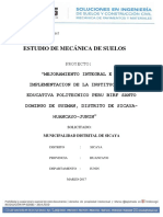 5.1 Estudio de Suelos de Sicaya