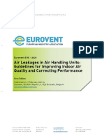 Eurovent REC 6-15 - Air Leakages in Air Handling Units - First Edition - 2021 - EN