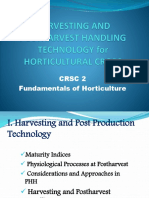 CRSC 2: Fundamentals of Horticulture - Harvesting and Postproduction Technology