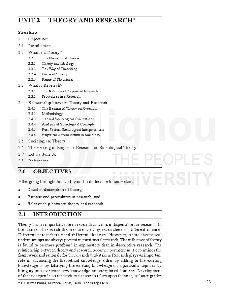 Relationship Between Theory and Research | PDF | Theory | Scientific Method