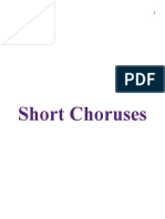 Short Choruses Under 40 Characters
