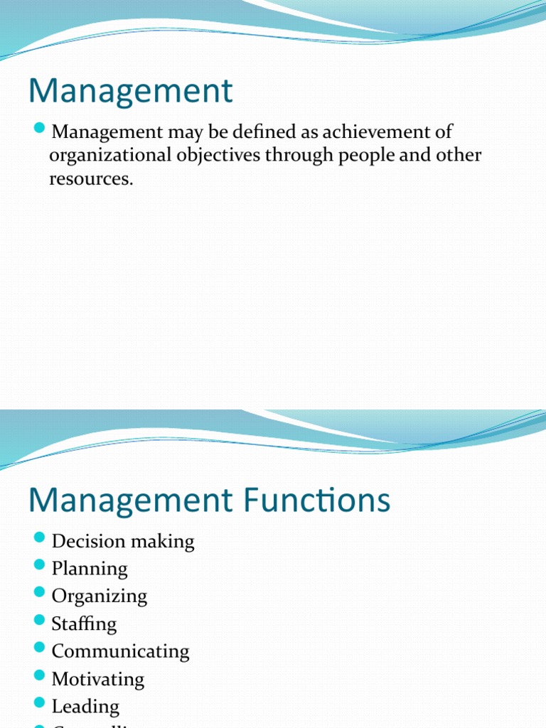 Module 1 Overview of Management PDF Human Resource Management Goal