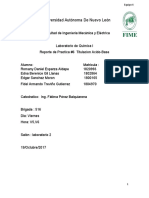 Reporte de titulación ácido-base