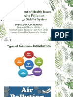 Management of Air Pollution Through Siddha System
