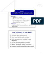 2 POR HOJA Tema 1 Introducción A La Economía