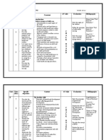 Content: Subject: Child Health Nursing Specific Objectives AV Aids Evaluation Bibliography I 3