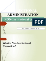 Non-Institutional Correction Methods