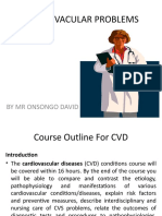 CARDIOVASCULAR DISORDERS (CVD) Oo