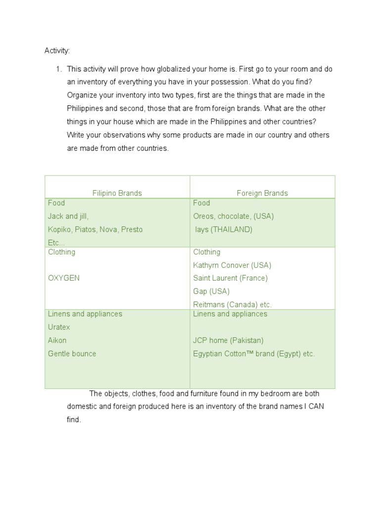 First Hand Vs Second Hand PDF Globalization Economies