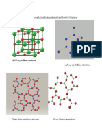 II. Structures of Solids Give 2 Sample Substances For Each Classification of Solids and Draw It's Structure. 2points Each