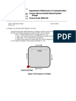 Department of Electronics & Communication Course: Microcontroller Based System Design Course Code: ECE-358