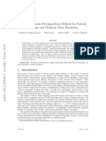 Spectral Domain Decomposition Method For Natural Lighting and Medieval Glass Rendering