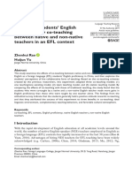 Enhancing Students' English Proficiency by Co-Teaching Between Native and Non-Native Teachers in An EFL Context