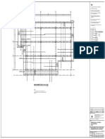 A B C D: Reinforcement Detail of Roof Level