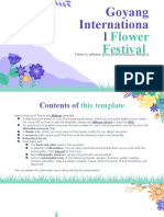 Goyang International Flower Festival - by Slidesgo