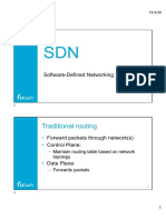 Traditional Routing: Software-Defined Networking