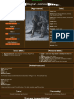 Ragnar Lothbrok』: Parameter』 Appearance』 Info』
