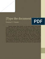 (Type The Document Title) : Deseree D. Crisanto
